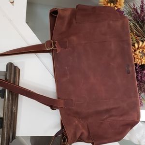 Brown Suede Duluth Trading bag